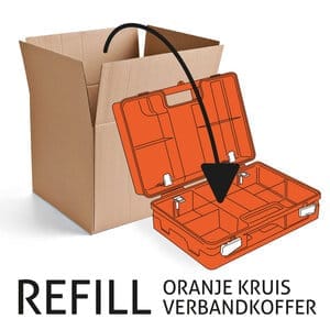 Hervulling verbandkoffer Oranje Kruis (Norm 2021)